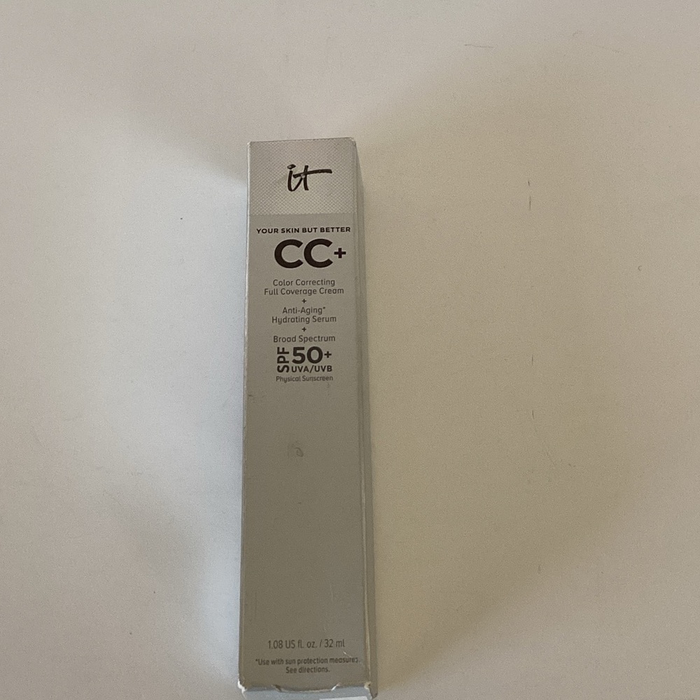 IT Cosmetics CC+ Cream Broad Spectrum SPF 50+, new in box.